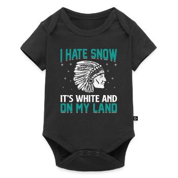 Indianer Ureinwohner Amerika Native American - Baby Premium Kurzarmbody - Schwarz - Vorne