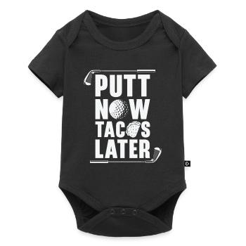 Golf Golfer Golf ball Golfer Golfers Golf clubs - Baby Premium short-sleeve bodysuit - black - Front