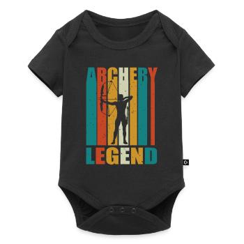 Archery Legend - Baby Premium short-sleeve bodysuit - black - Front