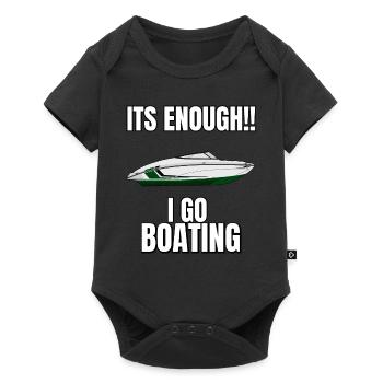 Régate de bateaux . Yacht à moteur à moteur. Yacht à voile - Body à manches courtes Premium Bébé - noir - Devant