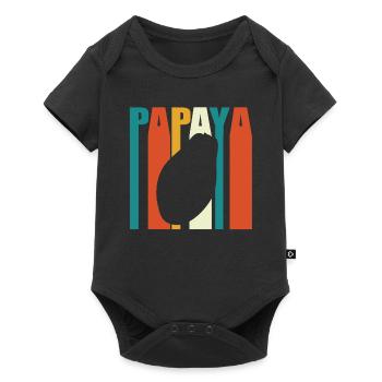 Papaya - Baby Premium short-sleeve bodysuit - black - Front