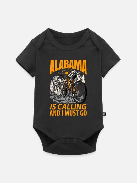 Alabama-abenteuer-geschenk - Baby Premium Kurzarmbody - Schwarz