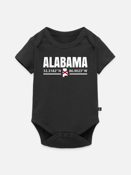Alabama stolz geschenk - Baby Premium Kurzarmbody - Schwarz