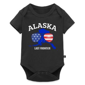 Alaska Last Frontier Gift - Baby Premium short-sleeve bodysuit - black - Front