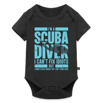 Diving Deep Underwater Summer Lifetsyle Gift - Baby Premium short-sleeve bodysuit - black - Front