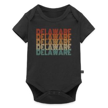 Delaware Travel Gift - Baby Premium short-sleeve bodysuit - black - Front