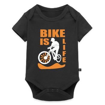 Cyclistes Cyclistes Cyclistes - Body à manches courtes Premium Bébé - noir - Devant