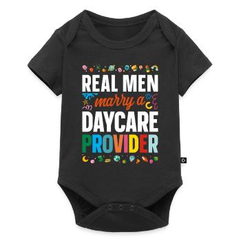 Childcare Daycare Provider Teacher - Baby Premium short-sleeve bodysuit - black - Front