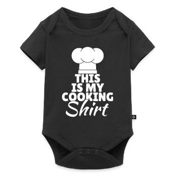 C’est la chemise de mon chef - Body à manches courtes Premium Bébé - noir - Devant