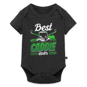 Best Golf Caddie Ever Golfer Golfer Golfing - Baby Premium short-sleeve bodysuit - black - Front