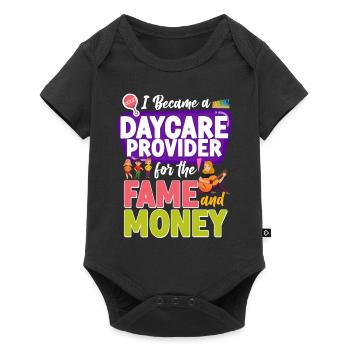Fournisseur de services de garde d’enfants Enseignant - Body à manches courtes Premium Bébé - noir - Devant
