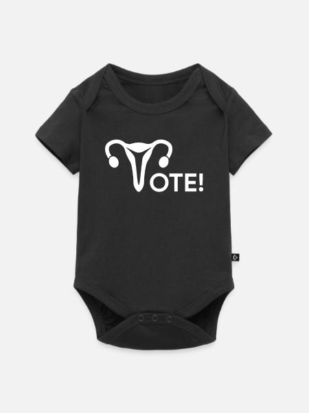 Pro Choice wählen - Baby Premium Kurzarmbody - Schwarz