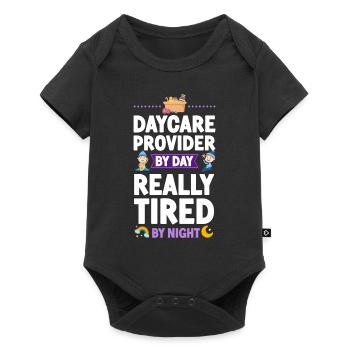 Fournisseur de services de garde d’enfants Enseignant - Body à manches courtes Premium Bébé - noir - Devant