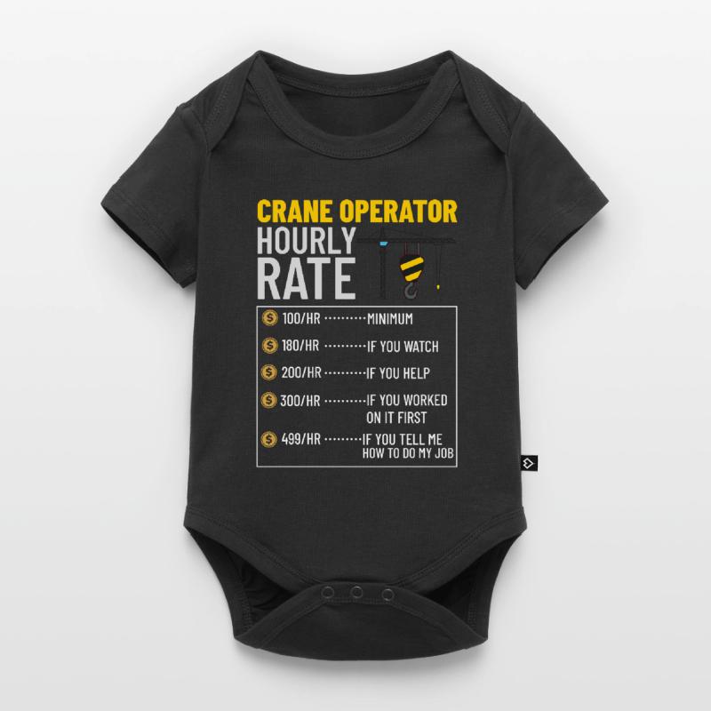 Crane Operator Construction Worker Crane Tower Training Baby Premium short-sleeve bodysuit
