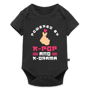 K-Pop K-Drama Korean Pop Music - Baby Premium short-sleeve bodysuit - black - Front