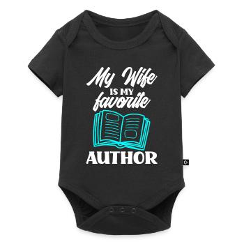 Author Author Funny Author Gift - Baby Premium short-sleeve bodysuit - black - Front