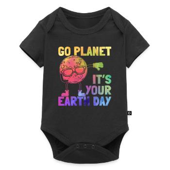 Jour de la Terre Dabbing Jour de la Terre - Go Planet It’s - Body à manches courtes Premium Bébé - noir - Devant