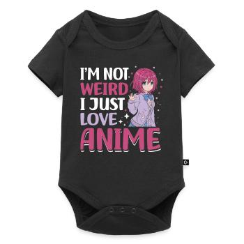 Not Strange I Just Love Anime | - Baby Premium short-sleeve bodysuit - black - Front
