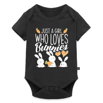 Rabbit Rabbit Pet Rabbit Mama Gift - Baby Premium short-sleeve bodysuit - black - Front