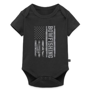 Bogenfischen Amerika - Baby Premium Kurzarmbody - Schwarz - Vorne