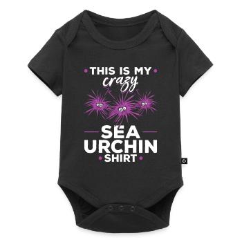 This Is My Crazy Sea Urchin Shirt Sea Urchin - Baby Premium short-sleeve bodysuit - black - Front