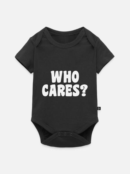On s’en fout? - Body à manches courtes Premium Bébé - noir