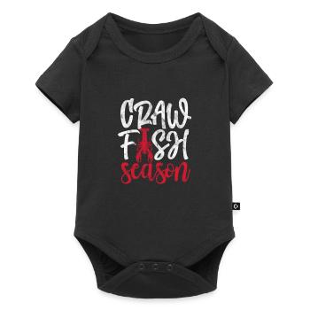 Languste Langusten Meeresfrüchte Krebs Geschenk - Baby Premium Kurzarmbody - Schwarz - Vorne