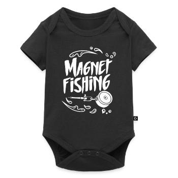 Aimant de pêche magnétique Pêcheur magnétique - Body à manches courtes Premium Bébé - noir - Devant