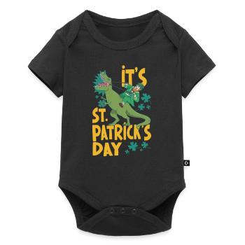 Today Is St Patrick's Day Irish Irish - Baby Premium short-sleeve bodysuit - black - Front