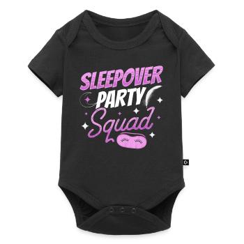 Overnight Party Troupe Sweet Overnight Stay Team - Baby Premium short-sleeve bodysuit - black - Front