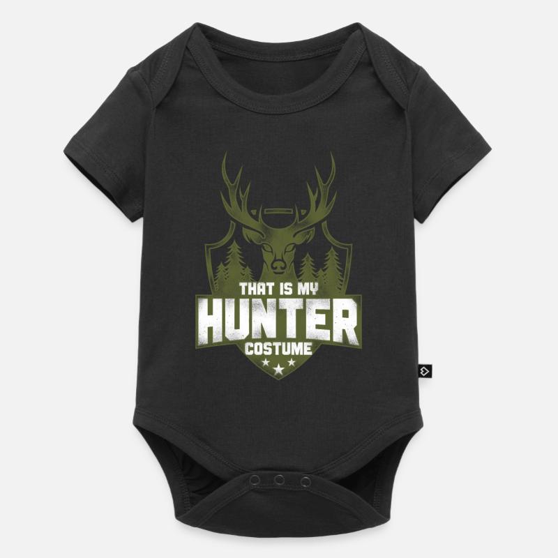 Buck Deer Cacciatore cacciatore Halloween - Body Premium a maniche corte per neonati  - nero