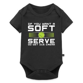 Funny If You Want A Soft Serve Go Get Ice Cream - Body à manches courtes Premium Bébé - noir - Devant
