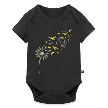 Bird Pet Gift Dandelion Cockatiel - Baby Premium short-sleeve bodysuit - black - Front