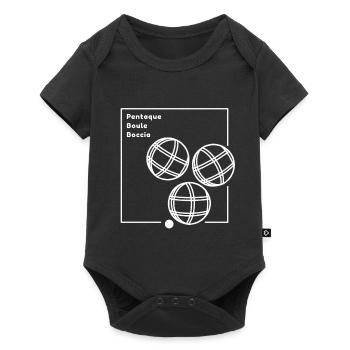 Pentaque Design Streetwear Boule Balls Association - Body à manches courtes Premium Bébé - noir - Devant