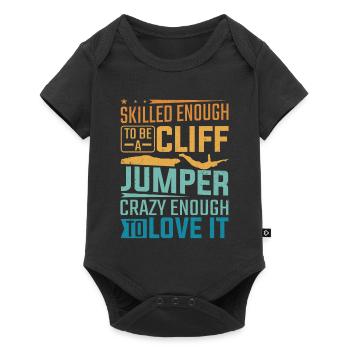 Skilled Enough To Be A Cliff Jumper Cliff Jumping - Baby Premium short-sleeve bodysuit - black - Front