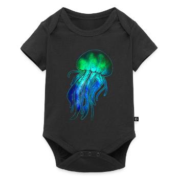 Jellyfish - Baby Premium short-sleeve bodysuit - black - Front