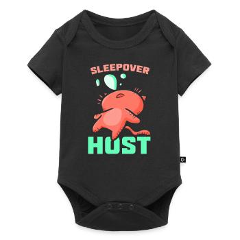 Hôte d’une nuit Nuitée Nuitée - Body à manches courtes Premium Bébé - noir - Devant