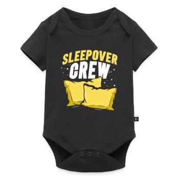 Nuit en équipe Nuitée - Body à manches courtes Premium Bébé - noir - Devant