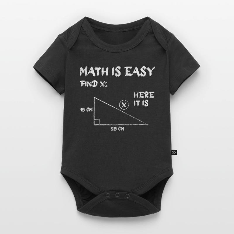 Math Is Easy Mathmatician Teacher Math Mathematics Baby Premium Kurzarmbody