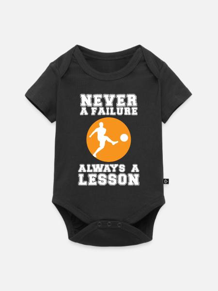 Fußballstunde - Baby Premium Kurzarmbody - Schwarz