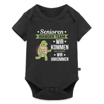 Seniors Hiking Team Pensioners Hiking Team - Baby Premium short-sleeve bodysuit - black - Front
