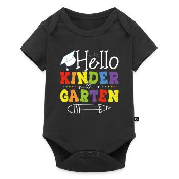 Bonjour L'école Maternelle - Body à manches courtes Premium Bébé - noir - Devant