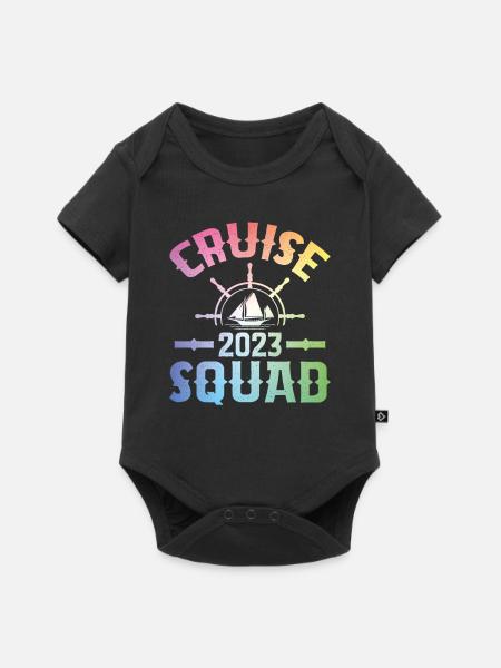Kreuzfahrtgruppe 2023 - Baby Premium Kurzarmbody - Schwarz