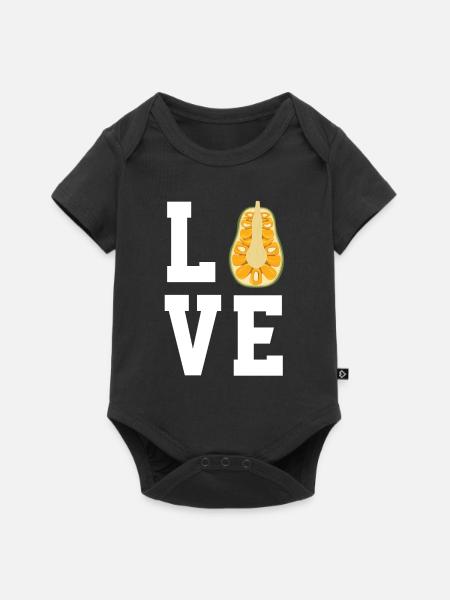 Jackfrucht - Baby Premium Kurzarmbody - Schwarz