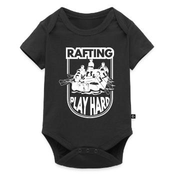 Play Hard Rafting Boad Rafting Crew - Baby Premium short-sleeve bodysuit - black - Front