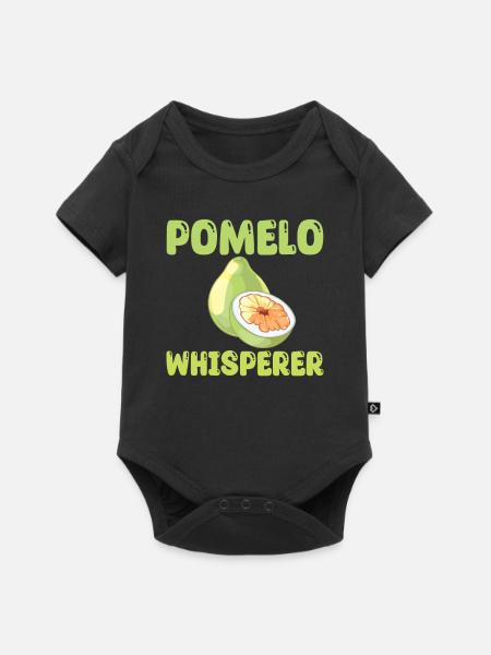 Pomelo Flüsterer - Baby Premium Kurzarmbody - Schwarz