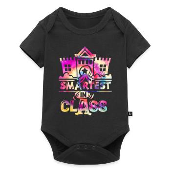 Smartest in the Class Back to School - Baby Premium short-sleeve bodysuit - black - Front