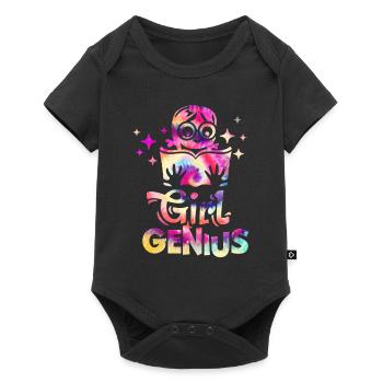 Fille Genius Retour à l’école - Body à manches courtes Premium Bébé - noir - Devant