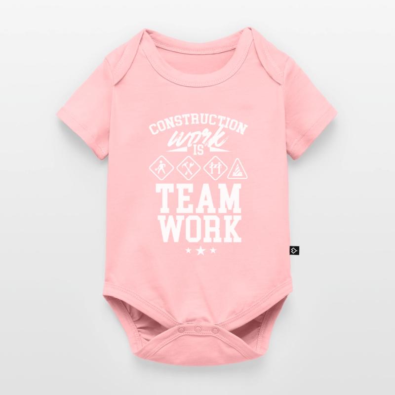 Construction work is teamwork Construction site Construction Teamwork Baby Premium short-sleeve bodysuit