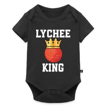 Lychee King - Baby Premium short-sleeve bodysuit - black - Front
